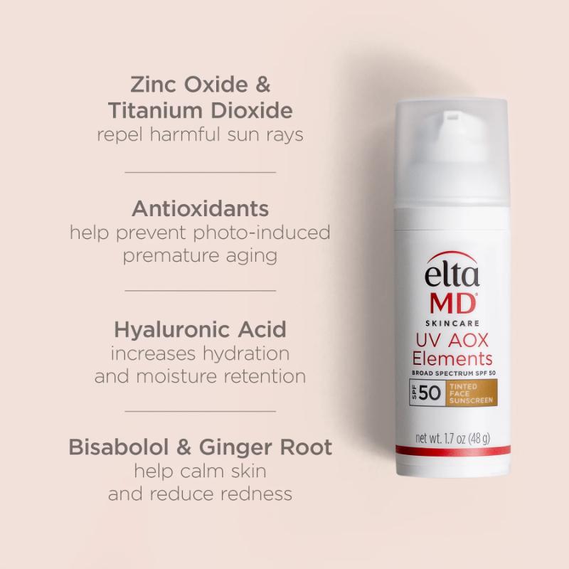 EltaMD UV AOX Elements Broad-Spectrum SPF 50 ingredients