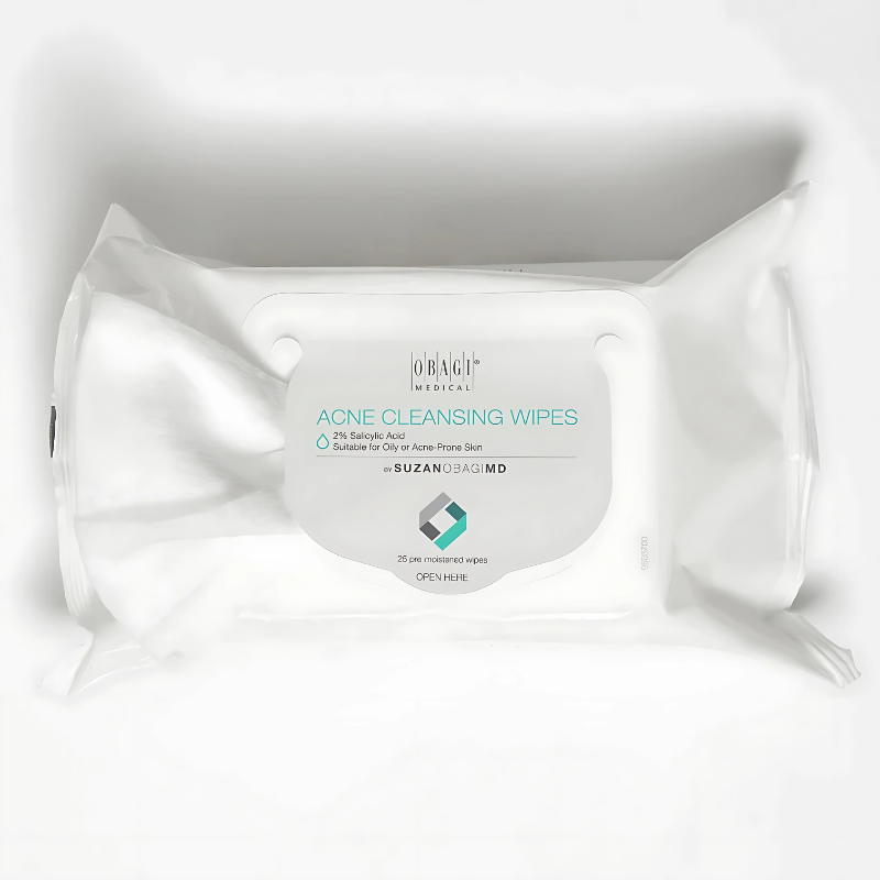 obagi Acne Cleansing Wipes 25 wipes for Acne &amp; Blemish 