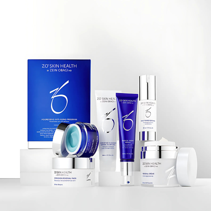 ZO skin health Aggressive Anti-Aging Program to reduce deeper lines and wrinkles