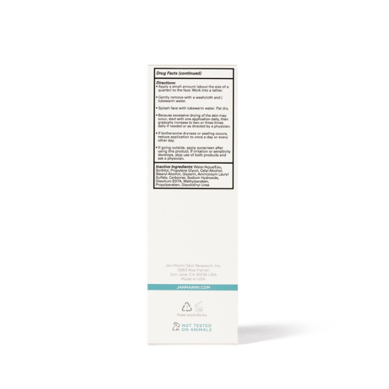 Jan Marini Benzoyl Peroxide 2.5% Wash 237 ml/ 8 fl. oz. box