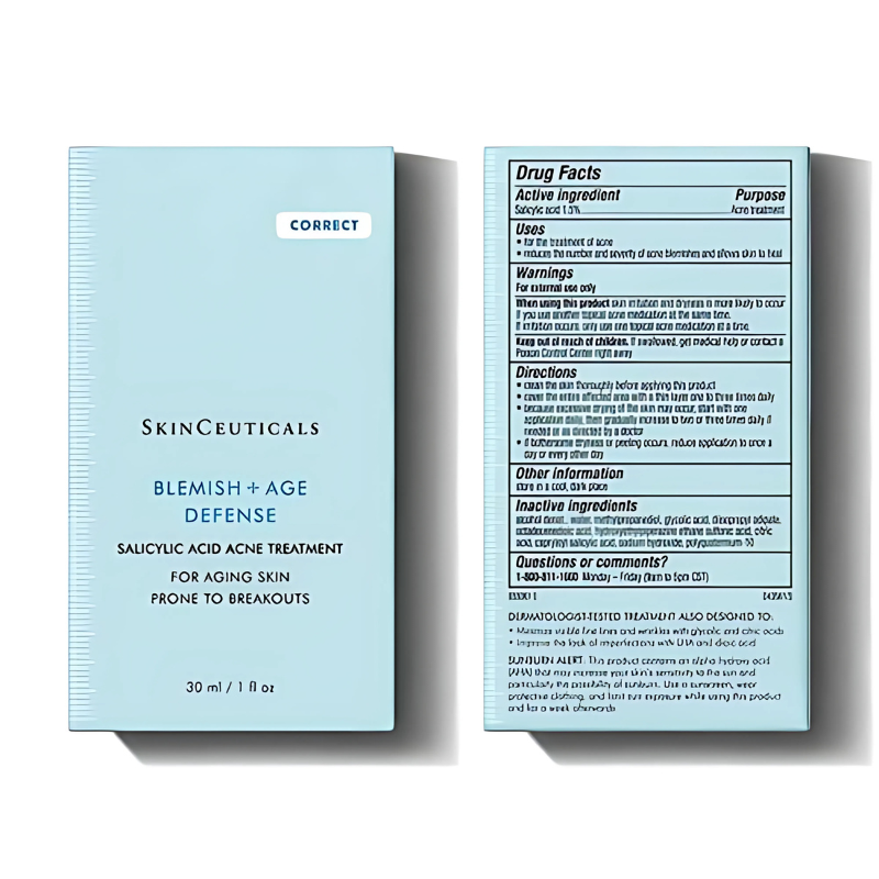 SkinCeuticals Blemish + Age Defense 30 ml / 1 fl oz with box front and back