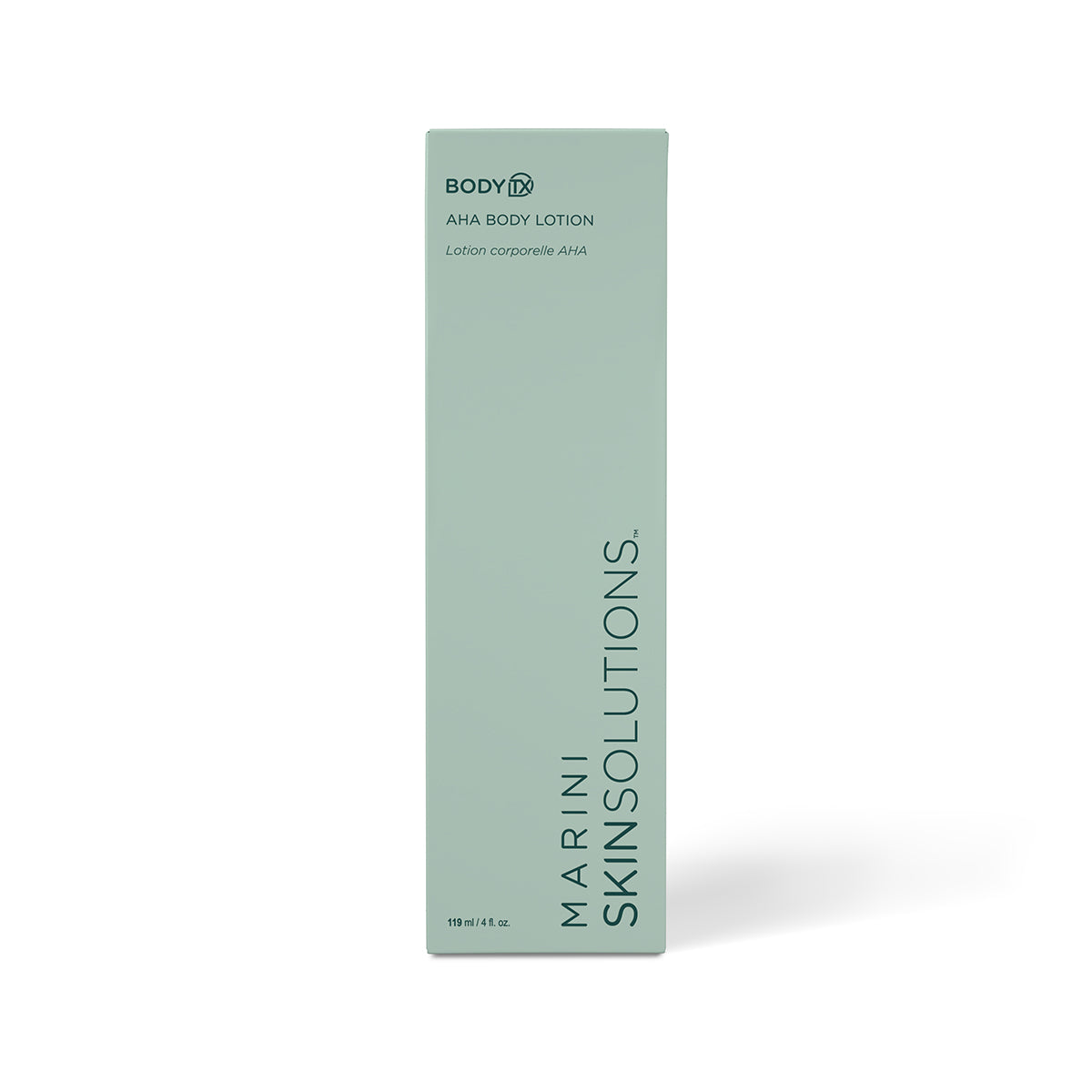 Marini Skin Solutions BodyTX AHA Body Lotion Box Front