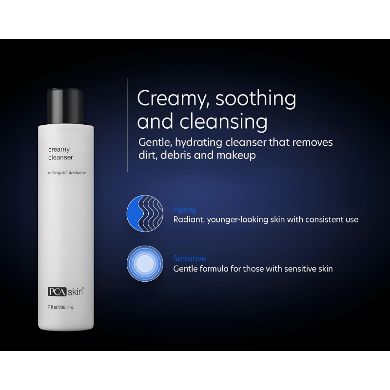 PCA skin Creamy Cleanser 7 fl oz / 206.5 ml benefits