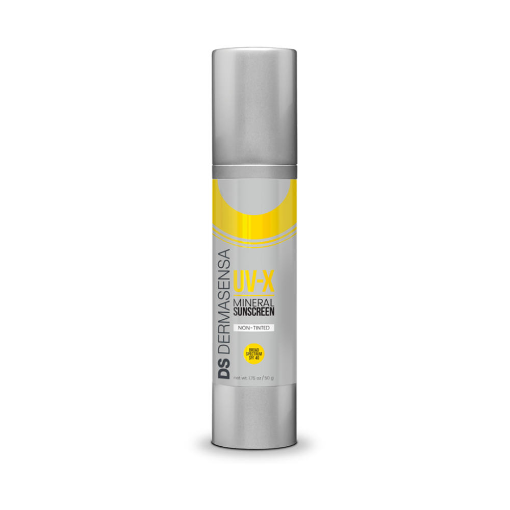 Dermasensa UV-X Mineral Sunscreen SPF 40 Non-Tinted, 1.75oz pump bottle