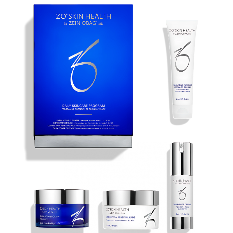 ZO skin health Daily Skincare Program with 4 steps