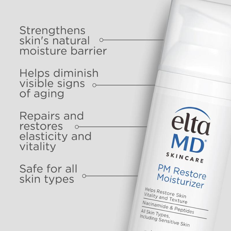 EltaMD PM Restore Moisturizer 1.7 0z (48 g) benefits