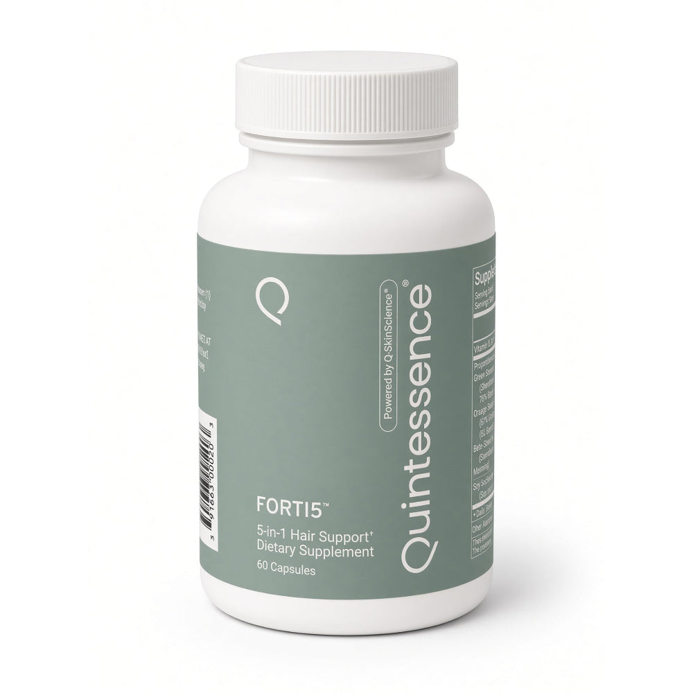 Quintessence Forti5 5-in-1 Hair Support dietary supplement, 60-capsule bottle