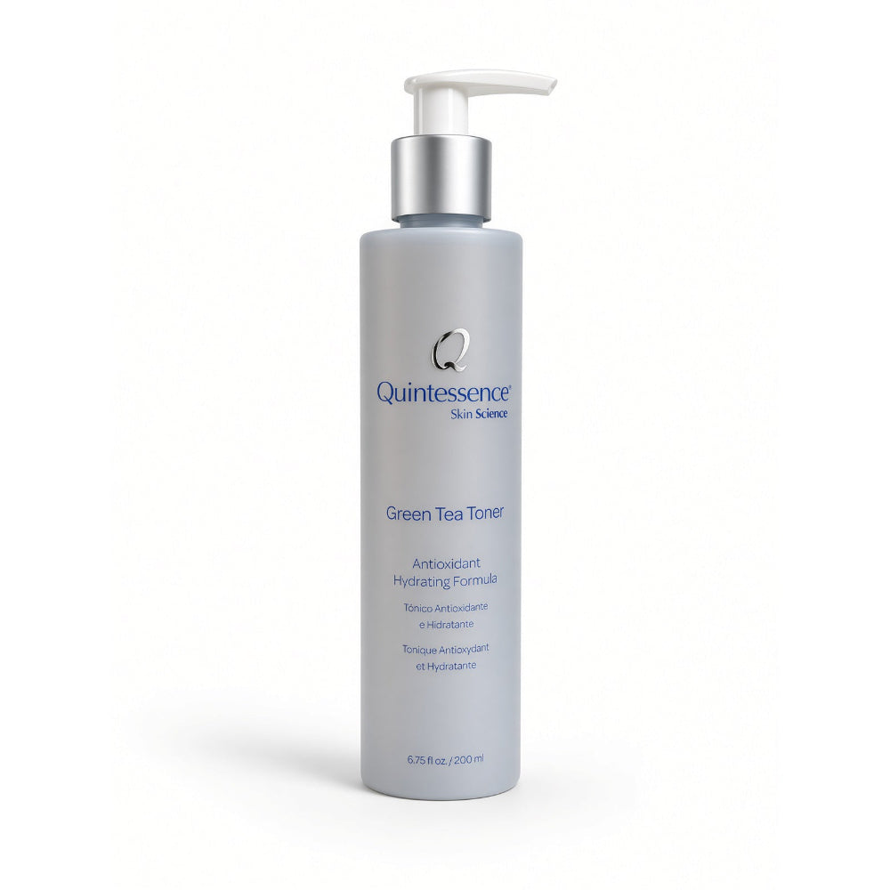 Quintessence Skin Science Green Tea Toner antioxidant hydrating formula, 6.75 fl oz pump bottle