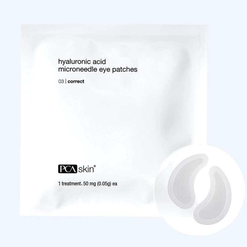 PCA skin Hyaluronic Acid Microneedle Eye Patch 4 treatments, 1 treatment 50 mg