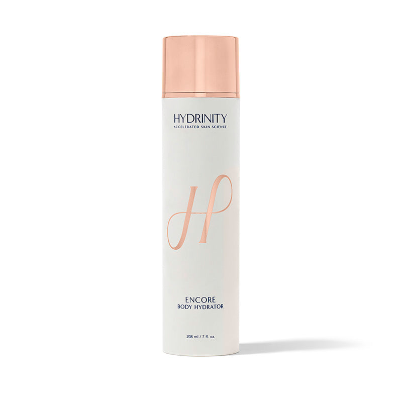 Hydrinity encore body hydrator 208ml/7 fl oz on a white background