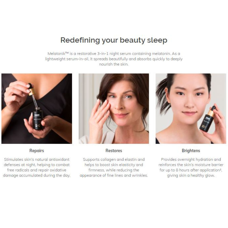 ISDIN Melatonik Overnight Recovery Serum benefits