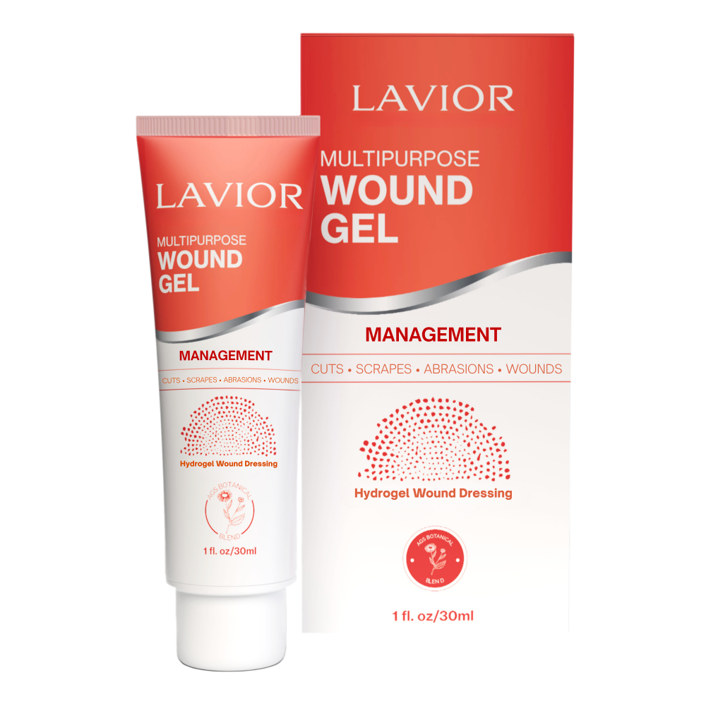 Lavior Multipurpose Wound Gel 1 fl oz / 30 mL tube and box