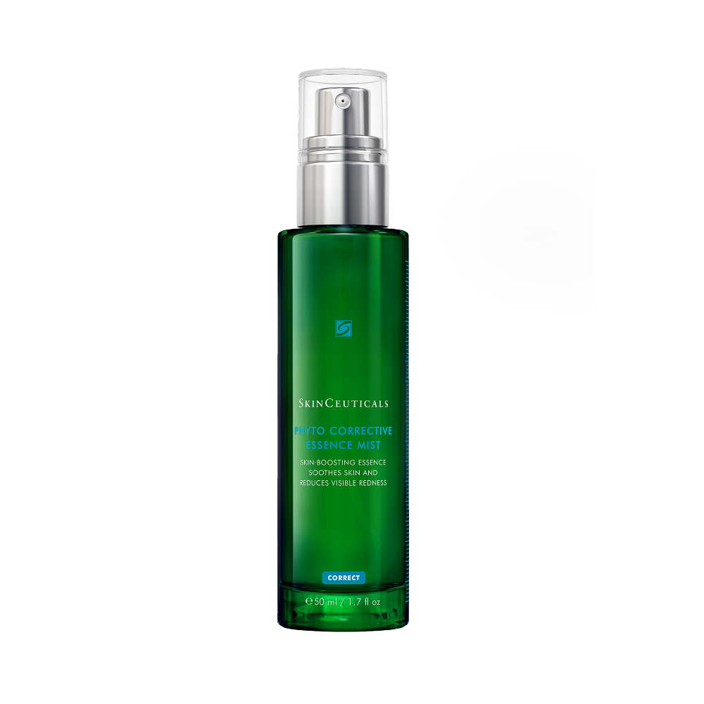 	SkinCeuticals Phyto Corrective Essence Mist, 50ml green glass pump mist bottle