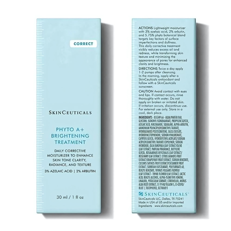 SkinCeuticals Phyto A + Brightening Treatment 30 ml / 1 fl oz with box front and back