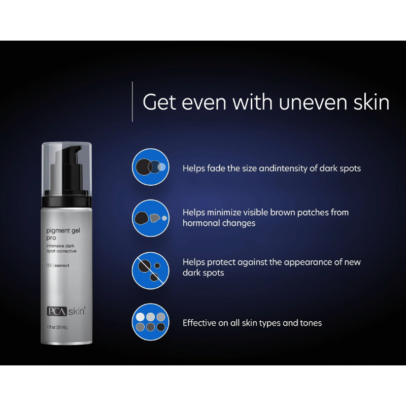 PCA skin Pigment Gel® Pro 1 fl oz / 29 ml benefits