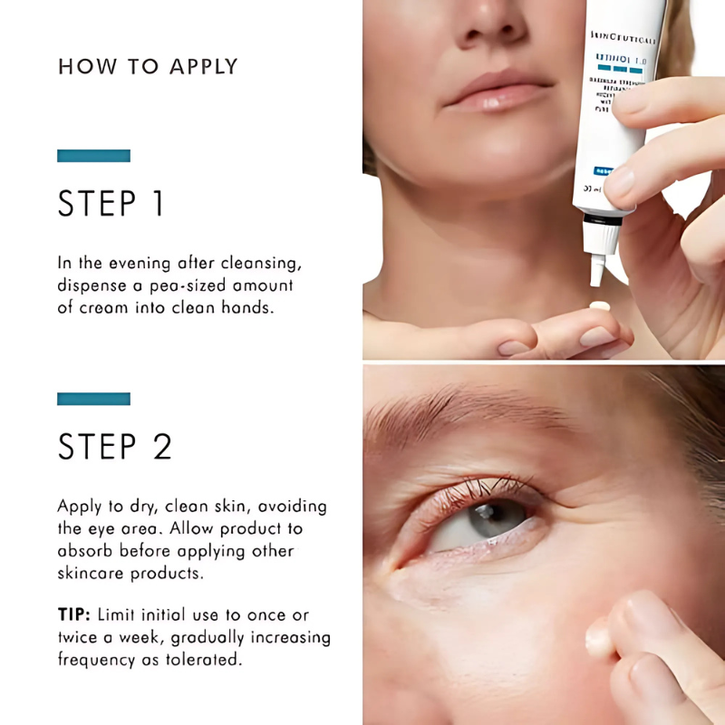 How to apply SkinCeuticals Retinol 1.0 30 ml / 1 fl oz