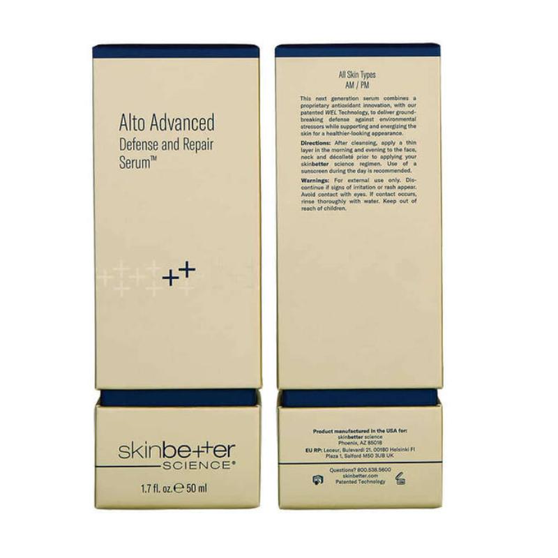 Alto Advanced Defense and Repair 50mL with box front and back