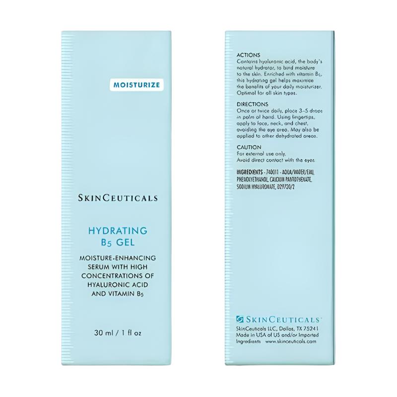 SkinCeuticals Hydrating B5 Gel 30 ml 1 fl oz with box front and back