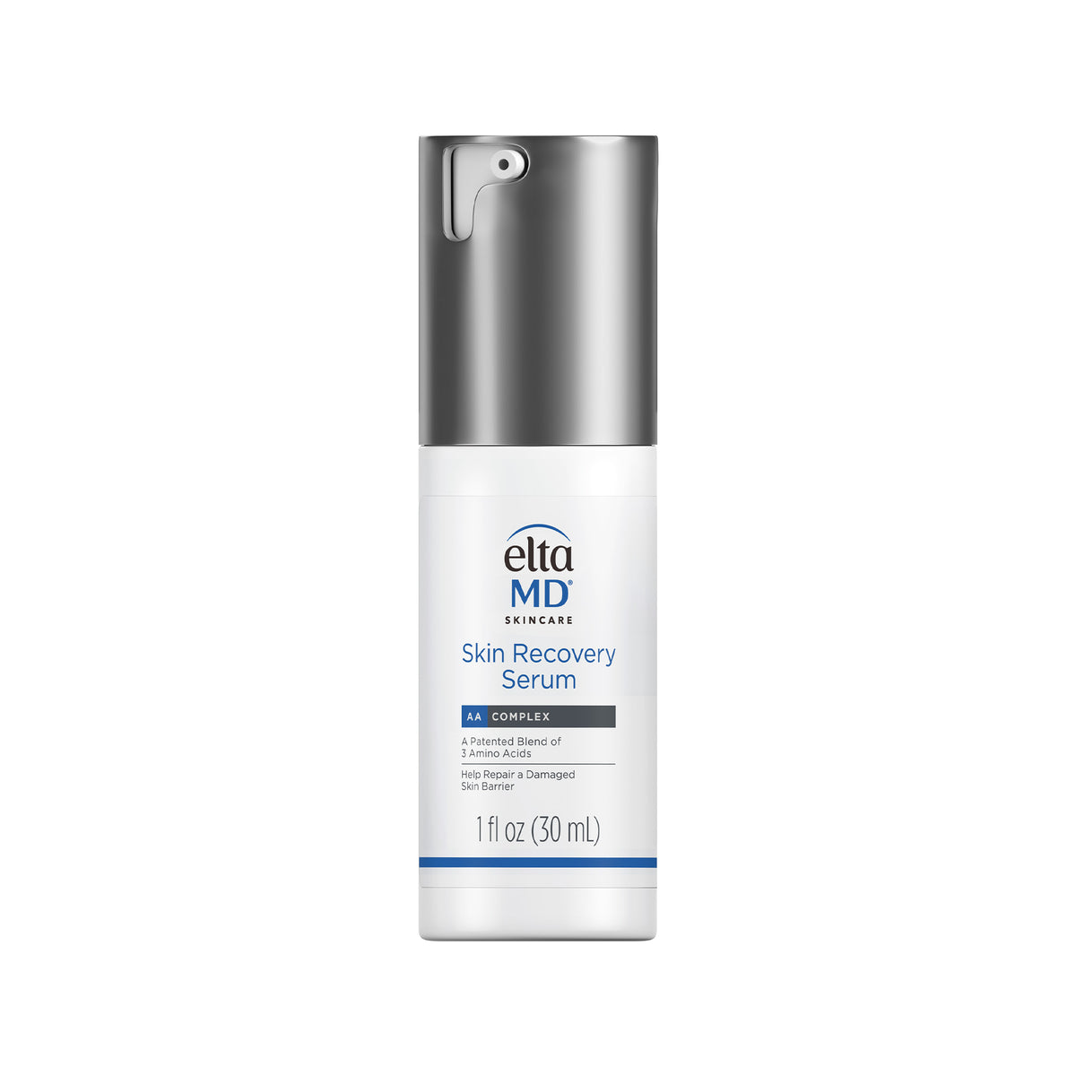 EltaMD Skin Recovery Serum bottle on a white background, 1 fl oz/30mL size