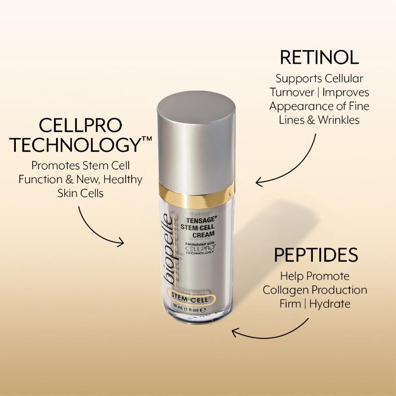 biopelle TENSAGE® Stem Cell Cream 30 ml (1 fl oz) e benefits