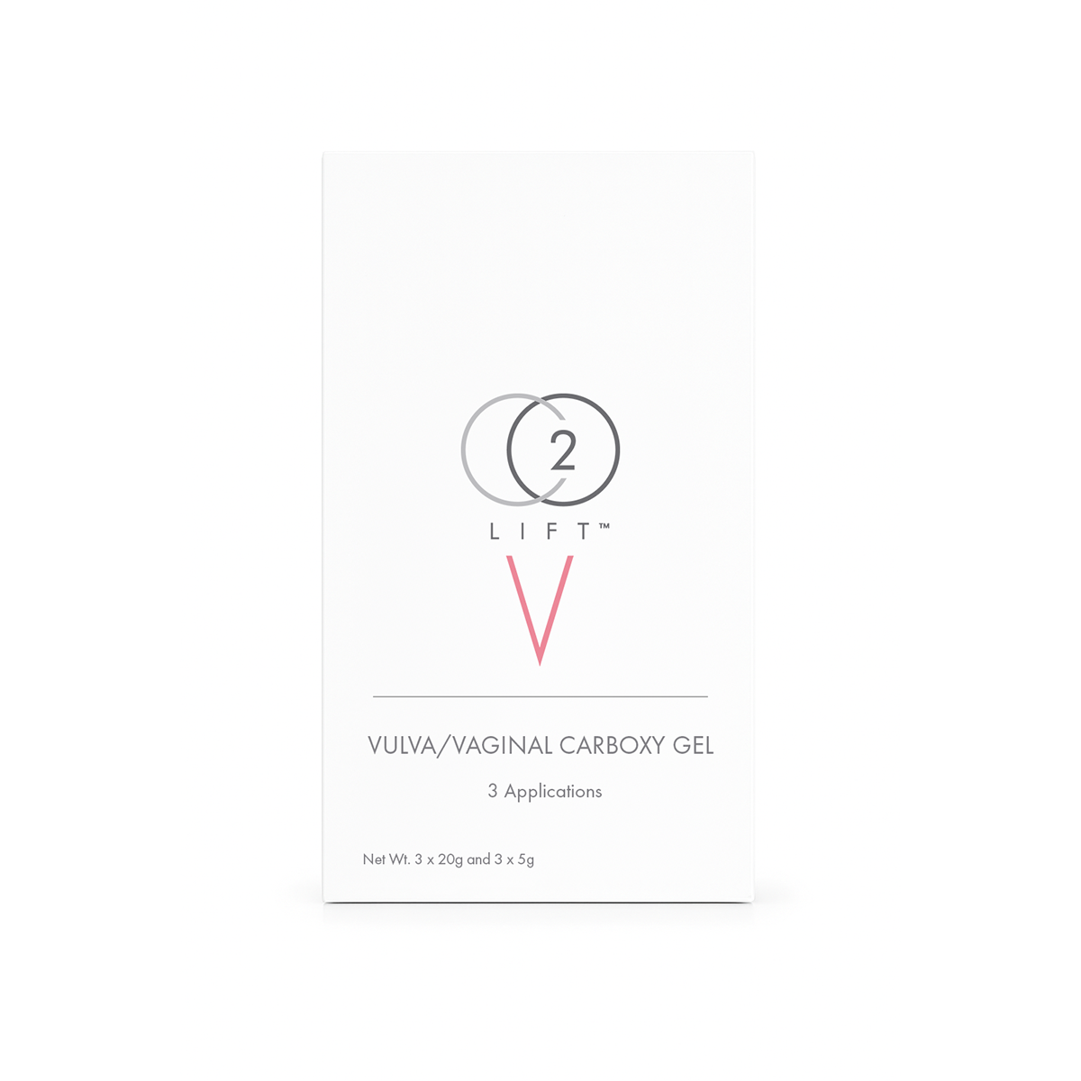 CO2Lift V Vulva/Vaginal Carboxy Gel 3 count box