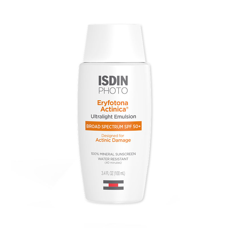ISDIN Photo Eryfotona Actinica SPF 50+ mineral sunscreen, 3.4oz