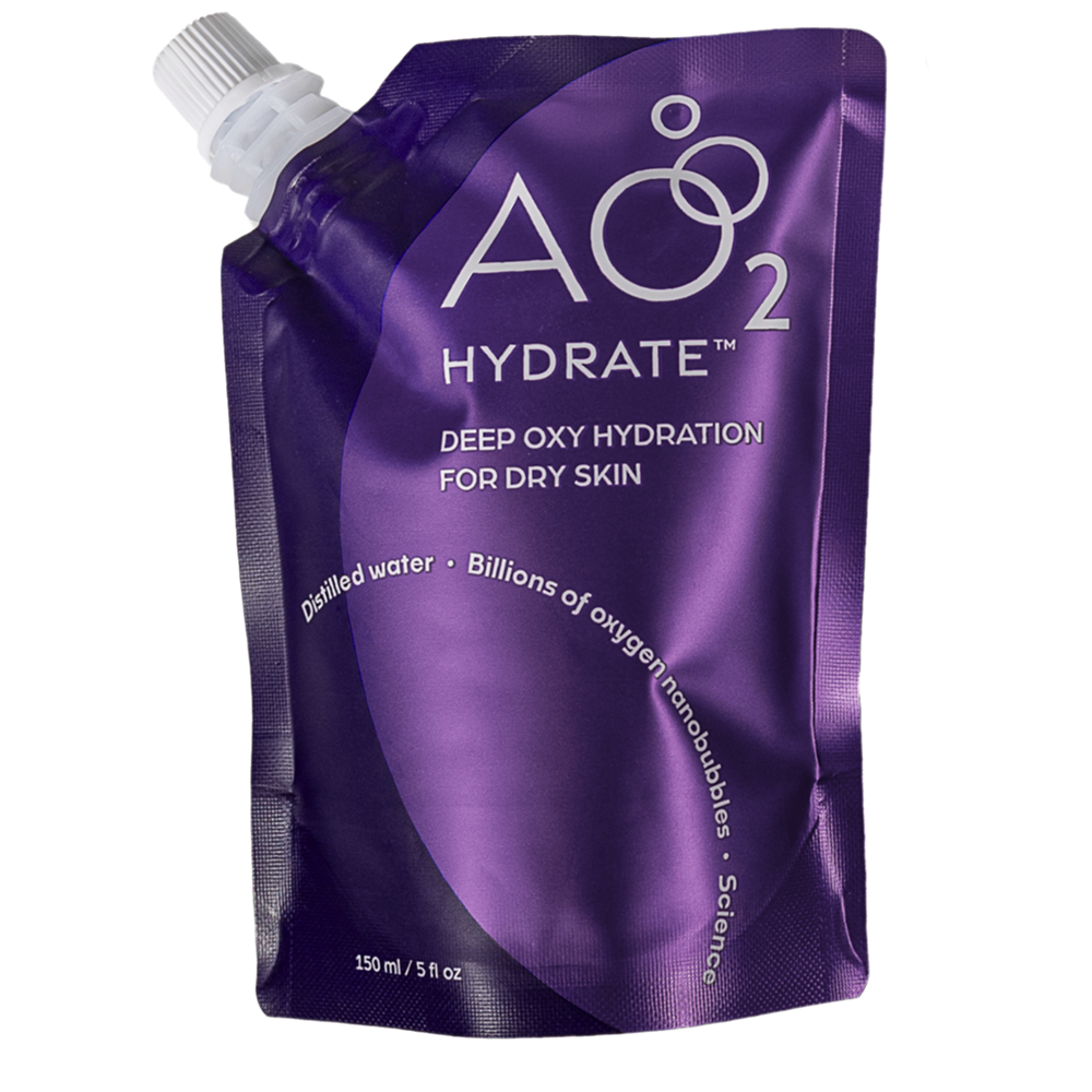 AO2 Hydrate package on white background