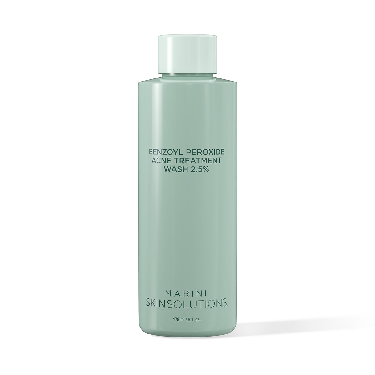 Marini Skin Solutions Benzoyl Peroxide Acne Treatment Wash 2.5%. 178mL/6 fl oz