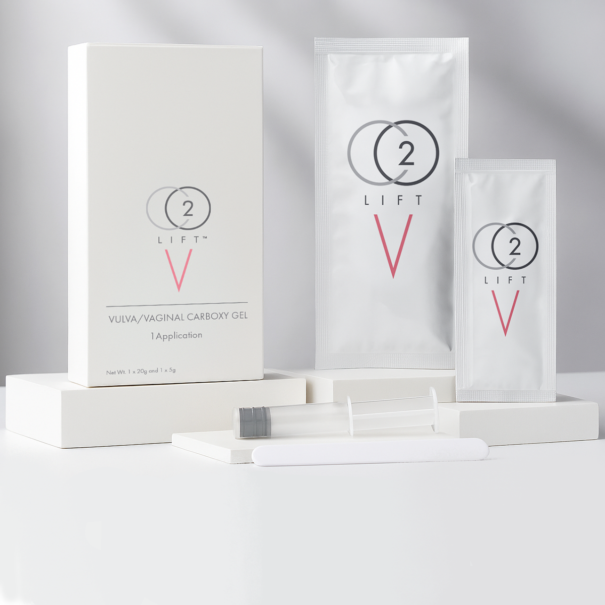 CO2Lift V Vulva/Vaginal Carboxy Gel single application included product