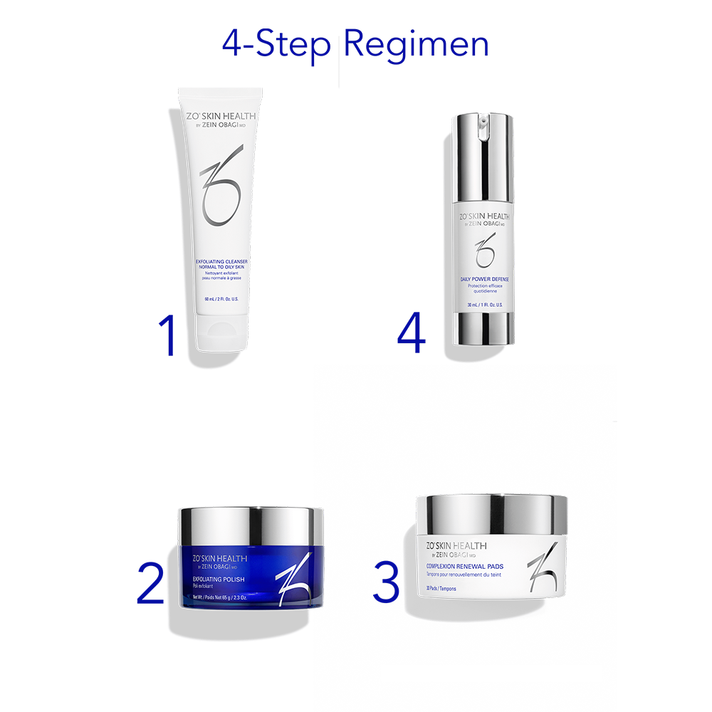 ZO Skin Health Daily Skincare Program steps