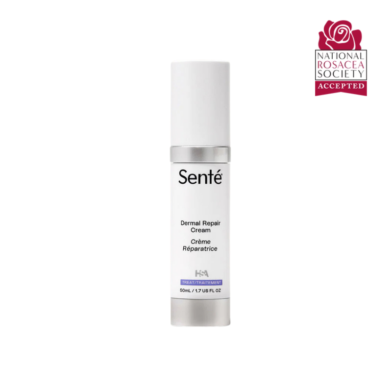 Sente Dermal Repair Cream 50 ml / 1.7 US fl oz national rosacea society accepted