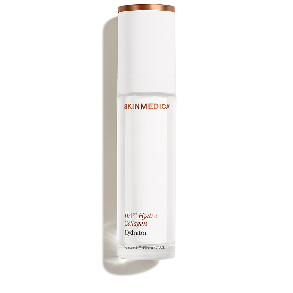 SkinMedica HA5 Hydra Collagen Hydrator bottle on a white background