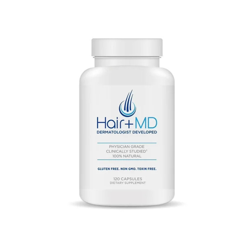 Hair+ MD hair supplement capsules 120 count 30 day supply