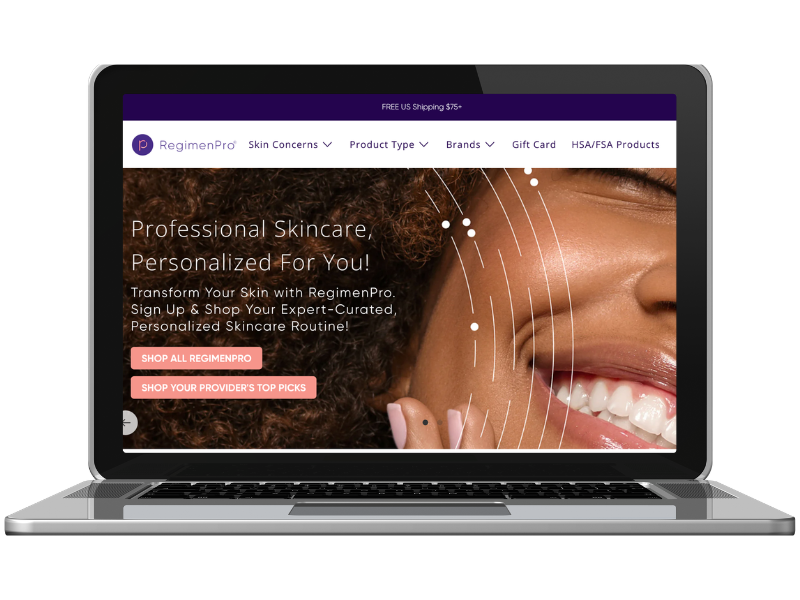 RegimenPro marketing dashboard