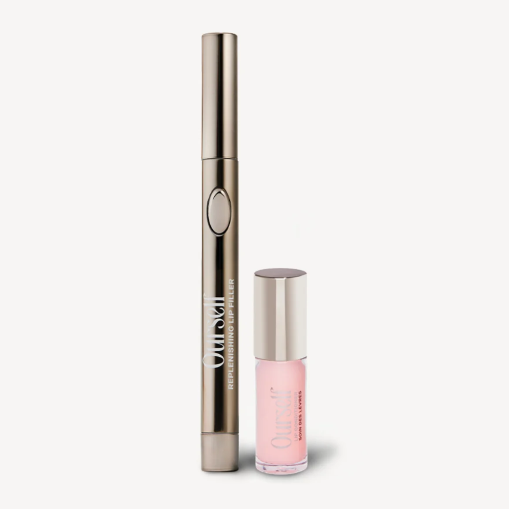 Ourself The Lip Plumping and Enhancing Regimen, Replenishing Lip Filler 1.7 mL pen and Lip Conditioner 3 mL