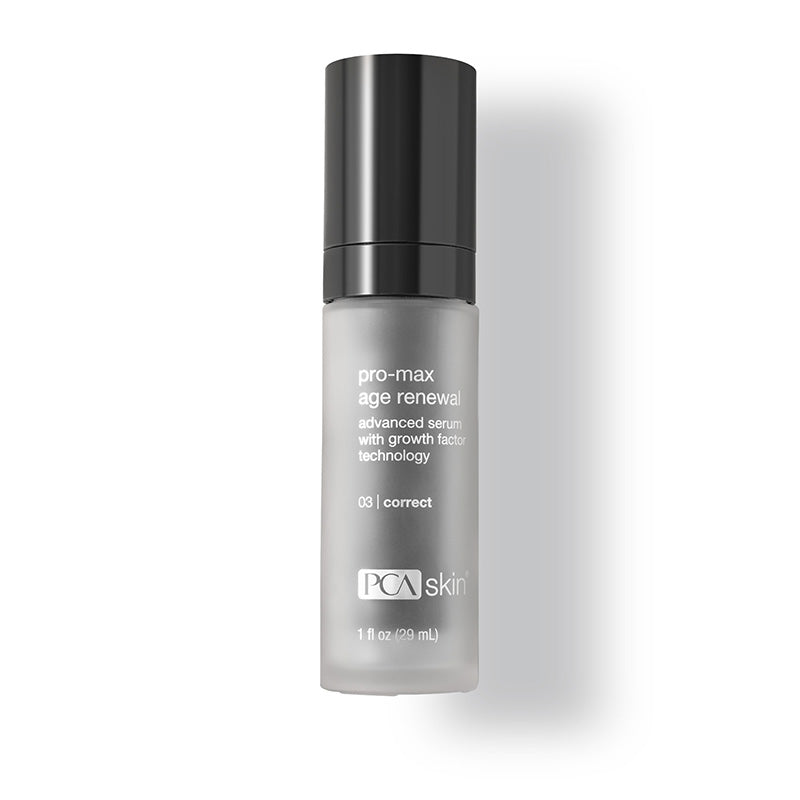 PCA Skin Pro-Max Age Renewal serum, 1 fl oz (29mL) packaging shot