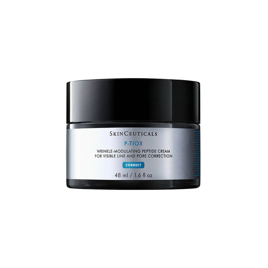 SkinCeuticals P-TIOX Wrinkle-Modulating Peptide Cream. For visible line and pore correction. 48mL/1.6 fl oz