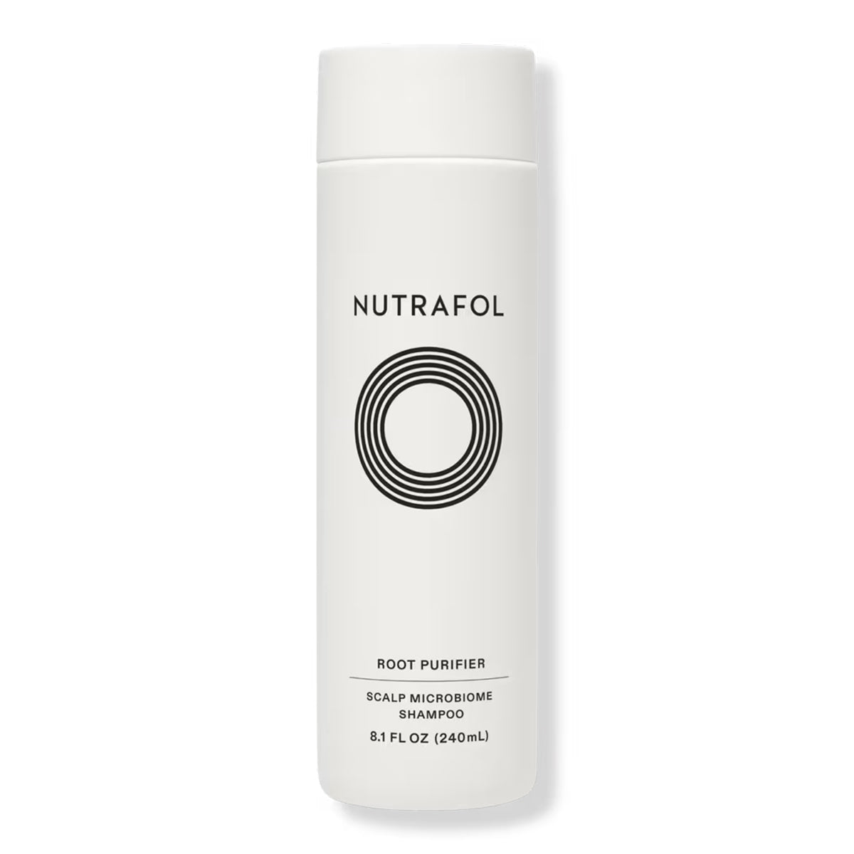 Nutrafol Root Purifier Scalp Microbiome Shampoo. 8.1 FL OZ (240mL) size.