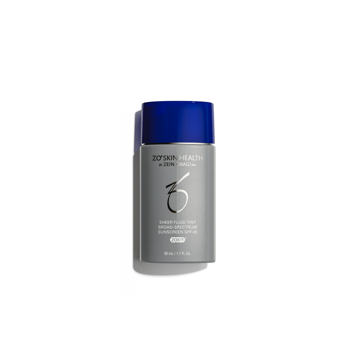 ZO Skin Health Sheer Fluid Tint Broad-Spectrum SPF 45. 50mL/1.7 fl oz size in shade light/medium