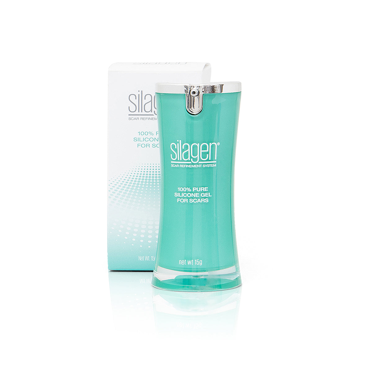 silagen 100% pure silicone gel for scars, 15g size.