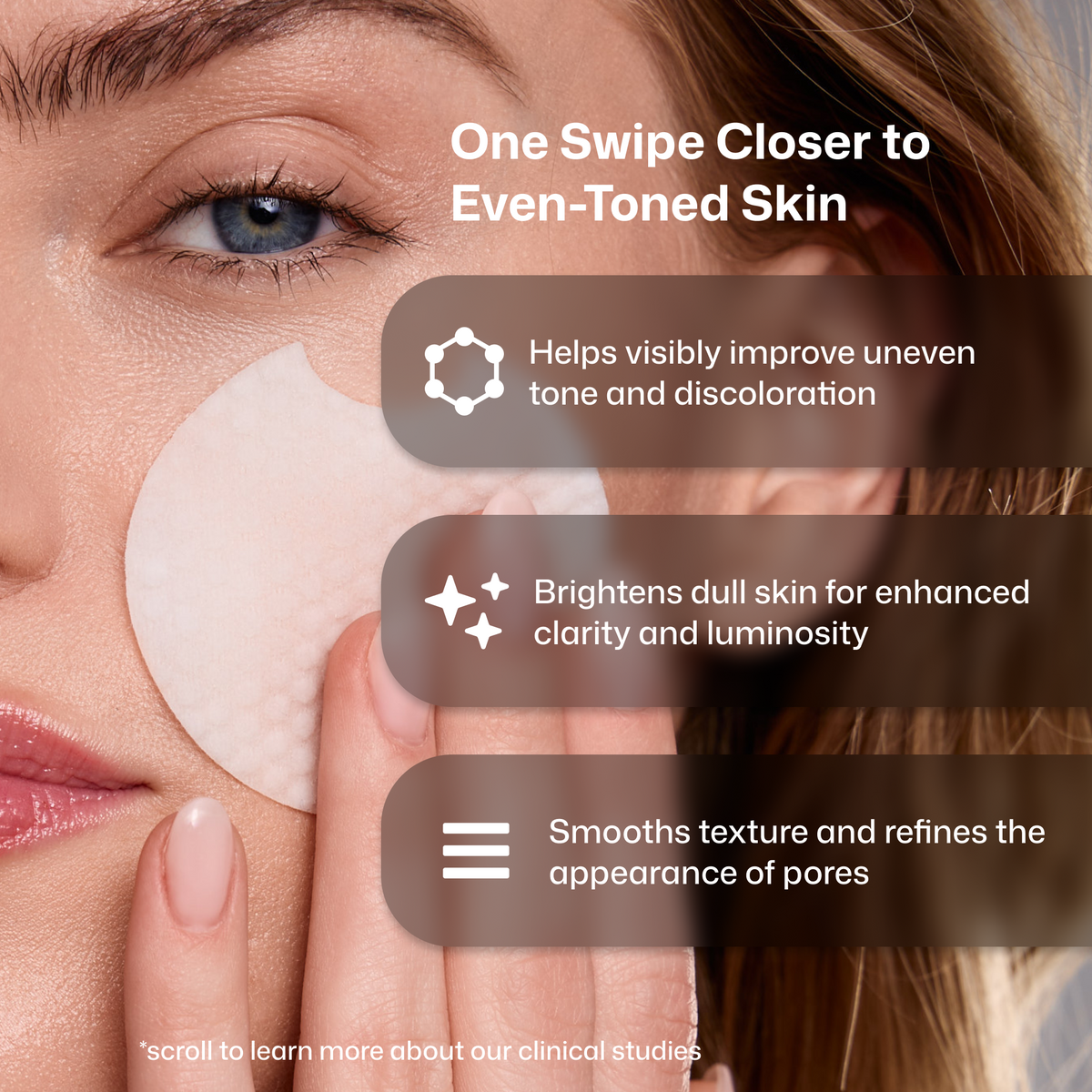 Revision Skincare Tone+ Correcting Pads more benefits