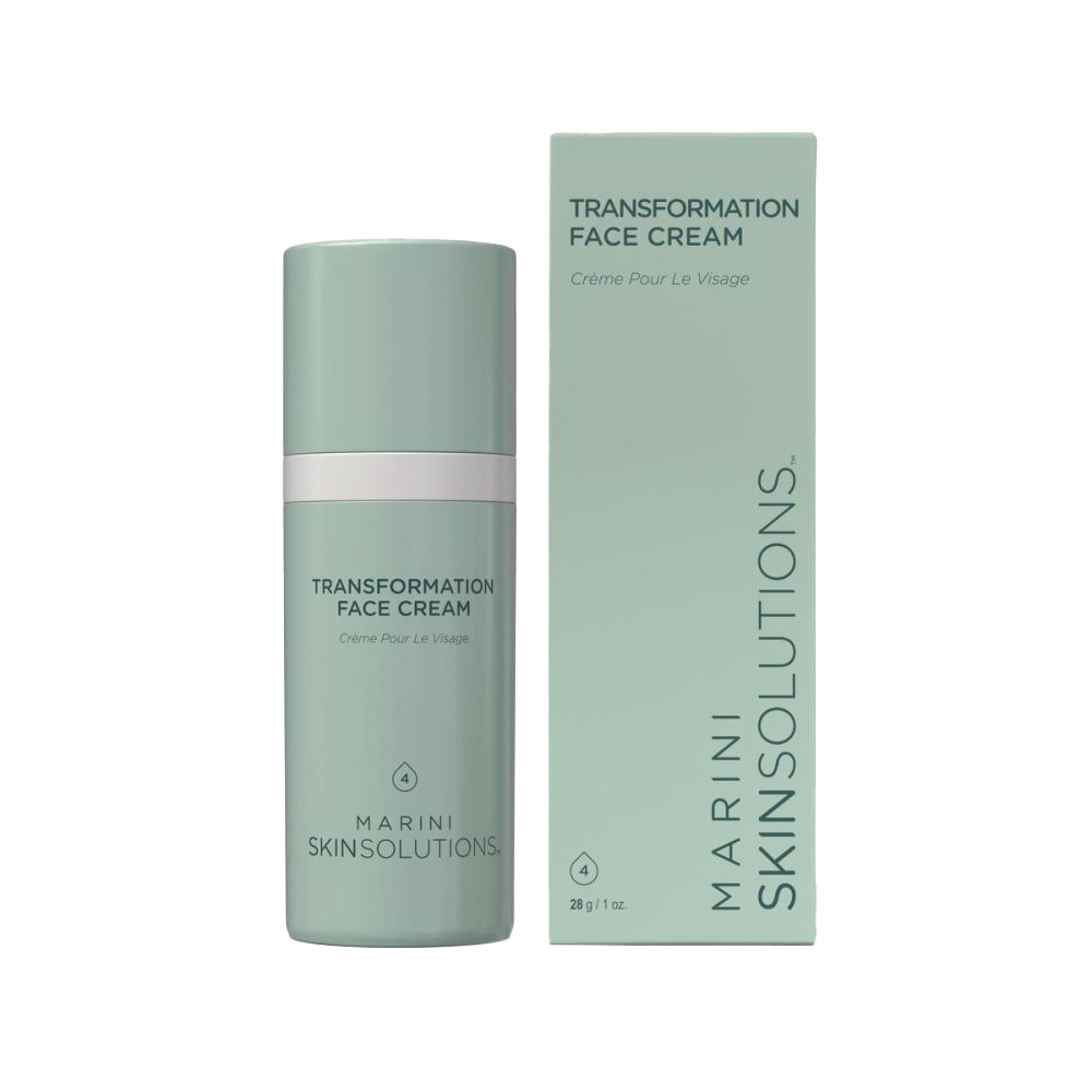 Marini Skinsolutions Transformation Face Cream with packaging on a white background